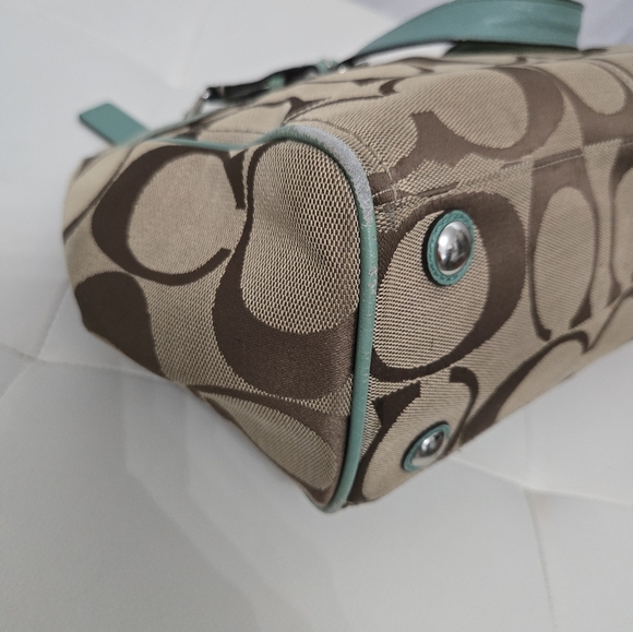 Coach Signature Purse - Picture 5 of 12